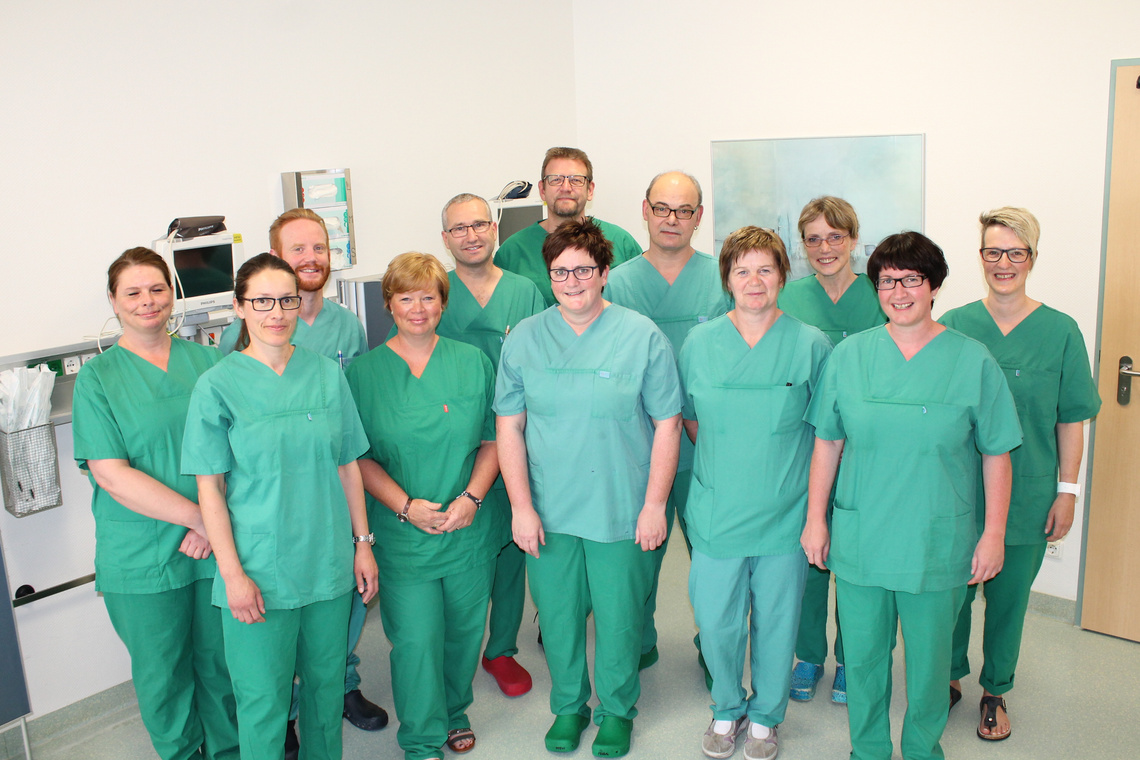 Team der Anästhesiepflege