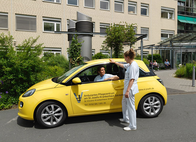 Mitarbeiterinnen des Ambulanten Pflegezentrums